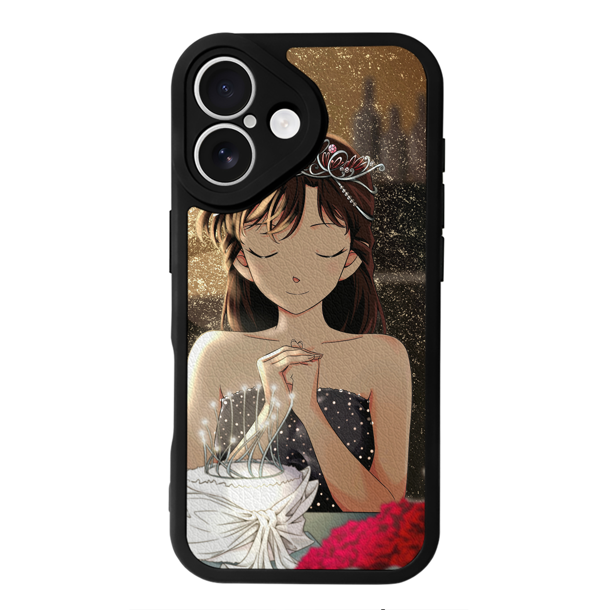 （画像用） 名探偵コナン Detective Conan 【iPhone 16シリーズ対応】シリコンスマホケース（レザー調） 材質：シリコン
